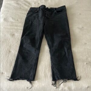 Zara Black Straight Jeans with Classic Style